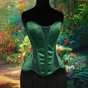 Nouveau haut sculptant en forme d'arête de poisson pour femmes, en fil tricoté œil-de-chat, écologique, contrôle ferme de la <span class=keywords><strong>taille</strong></span>, amincissant, logo, soutien-gorge en latex pour <span class=keywords><strong>mariage</strong></span> - Product Image 2