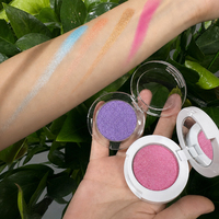 Palette de fards à paupières uniques très prisée, marque privée, végane, sans cruauté, effet duochrome, scintillant, métallique, haute pigmentation, OEM ODM