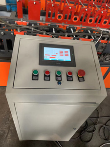 เครื่องม้วนขึ้นรูปโลหะพร้อมมอเตอร์และ5.5KW PLC ชั้นวางในคลังสินค้า - Product Image 4