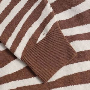 Customizable Pattern Jacquard Embroidery Knitting Winter Casual Front <b>Turtleneck</b> Knitted Women's Pullover High Neckline <b>Sweater</b> - Product Image 6