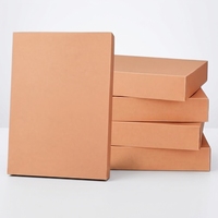 Boîte rigide en papier kraft écologique faite à la main, fermeture magnétique, ruban, logo personnalisé, laminage mat quadricolore, emballage cadeau en éponge