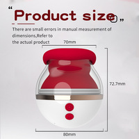 Rose Erotica Adult Toys Leck-und Saug vibrator mit Kuss vibrationen und 5 automatischen/manuellen Saugen