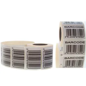 continuous printing FBA labeling paper QR code custom bar code sticker label for product price tag scanning SKU origin label