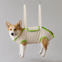 Hamac de toilettage pour animaux YAOYUE avec 4 ouvertures pour les pattes et crochet en S pour la coupe des ongles et le bain, tailles M, L, XL