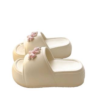 Sandalias de Plataforma con Punta Abierta y Lazo, de EVA Rosa, para Mujer, Cómodas y Fáciles de Poner, para el Verano - Product Image 5