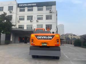 Excavadora de ruedas Develon DX125W de 12.3 toneladas, excavadora de ruedas de tránsito rápido para construcción de carreteras municipales, tuberías y paisajismo. - Product Image 5