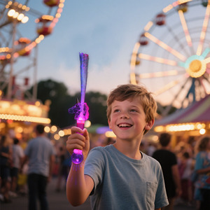 Bán buôn LED nhấp nháy Unicorn sợi quang đũa trẻ em Nguồn cung cấp bên cho Diwali & ngày lễ huyền diệu Glow đèn sinh nhật món quà ánh sáng - Product Image 2