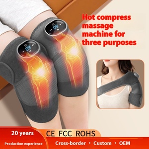 Masajeador de rodilla eléctrico desmontable magnético con control de temperatura LCD y compresa caliente hombro codo almohadilla uso transfronterizo - Product Image 3