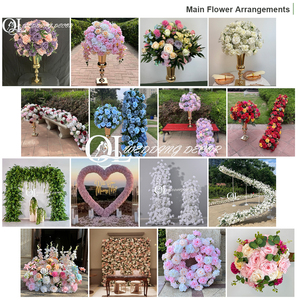 Decoraciones para Eventos y Bodas, Camino <span class=keywords><strong>de</strong></span> Mesa <span class=keywords><strong>de</strong></span> <span class=keywords><strong>Flores</strong></span> Artificiales <span class=keywords><strong>de</strong></span> Seda Coloridas, <span class=keywords><strong>Centro</strong></span> <span class=keywords><strong>de</strong></span> Mesa para <span class=keywords><strong>Funeral</strong></span> - Product Image 5