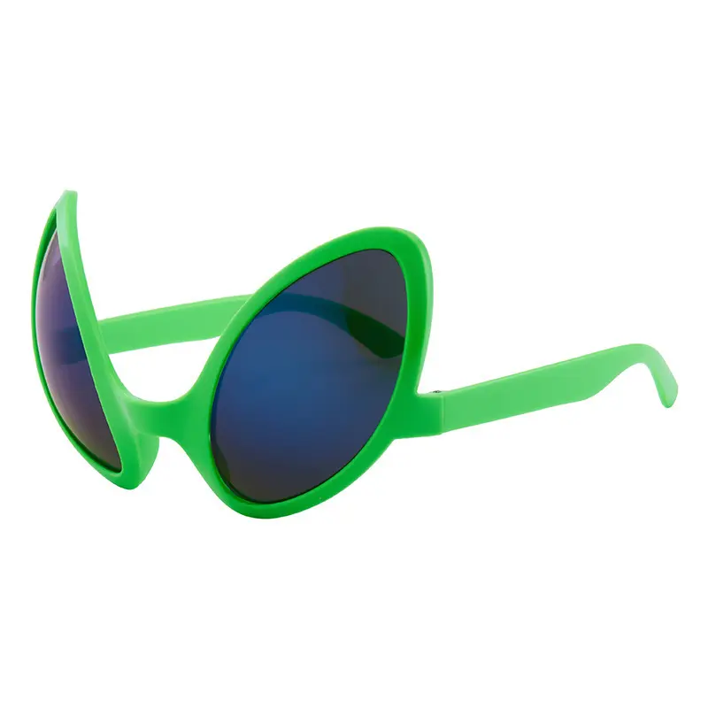 Alien Eyes Green Sunglasses Festival Fashion Funny Exaggerated Glasses for Halloween Christmas Party Decorations