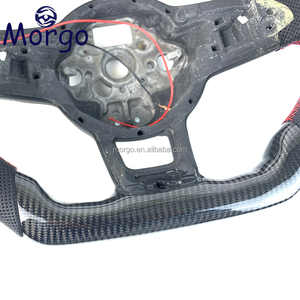 Volante de fibra de carbono LED personalizado para Volkswagen para MK7 GTI GTD <span class=keywords><strong>Golf</strong></span> 7 - Product Image 4