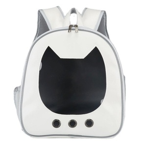 Última promoción Precio de lujo mochila para mascotas para perros gatos espacio portátil cabina bolsa cierre de cremallera patrón sólido gato perro portador - Product Image 6