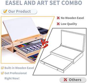 <span class=keywords><strong>Kit</strong></span> de peinture <span class=keywords><strong>Coffret</strong></span> cadeau créatif pour adolescents Adultes Artiste Débutants <span class=keywords><strong>Kit</strong></span> d'art Fournitures d'art - Product Image 5