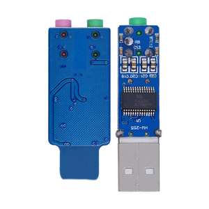 Trình điều khiển miễn phí USB Card âm thanh mô-đun bên ngoài máy tính & máy tính xách tay ICS pcm2704 CM108 Card âm thanh - Product Image 3