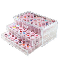 Offre Spéciale Vernis À Ongles Affichage Cosmétique Organisateur De Maquillage Acrylique Boîte à Bijoux Tiroir Transparent 3/4/5 couche Vide Étui De Rangement