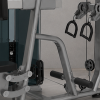 Appareil de musculation professionnel : Machine à ramer assise pour l'entraînement du dos et la musculation