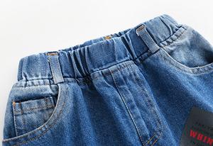 Pantalones Harem de Mezclilla con Estampado de Dibujos Animados para Niños, Venta al por Mayor en Turquía, Compras en Línea en India - Product Image 2