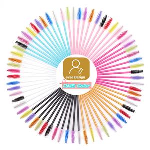 Brosse à <span class=keywords><strong>cils</strong></span> en silicone réutilisable et écologique, applicateur de mascara, logo personnalisé, stock en gros - Product Image 4