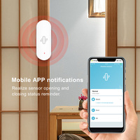 Tuya Zigbee Smart Vibrationssensor für Geldautomaten, batteriebetriebener Vibrationsdetektor, kompatibel mit der Smart Life APP