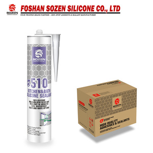 Sellador transparente de azulejo <span class=keywords><strong>Bos</strong></span> Tik impermeable de secado rápido neutro sin aceite GuleOne componente adhesivo sellador de silicona transparente - Product Image 4