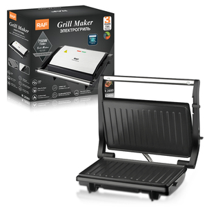 Prensa Panini Vertical RAF Hot de 750W, para Sándwiches, Filetes y Barbacoa, para el Hogar, Prensa Panini Vertical de Doble Cara - Product Image 1