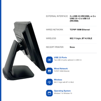 Mesin Kasir Desktop Terminal POS Restoran Hotel Toko Ritel Supermarket Kasir Windows 10