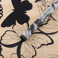 Vente en gros de papier d'emballage en PVC épais imperméable papillon volant fleuriste papier d'emballage floral film de tapis OPP fabricants