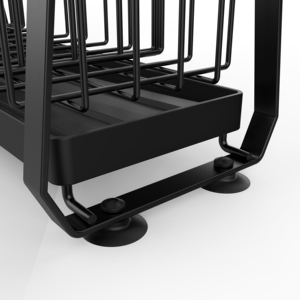 Giá để đồ nhà tắm bằng kim loại đen trong suốt, giá để đồ dưới bồn rửa, giá để đồ nhà bếp, giá để đồ dưới bồn rửa - Product Image 5