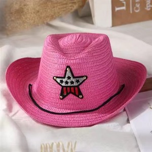 Chapeau <span class=keywords><strong>de</strong></span> paille d'été <span class=keywords><strong>de</strong></span> protection UV d'extérieur pour le seau <span class=keywords><strong>de</strong></span> pêcheur <span class=keywords><strong>de</strong></span> garçon d'étoile d'enfants avec le <span class=keywords><strong>large</strong></span> bord pour la plage et le <span class=keywords><strong>bain</strong></span> <span class=keywords><strong>de</strong></span> <span class=keywords><strong>soleil</strong></span> - Product Image 5