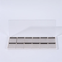 Prix usine Logo personnalisé vide fard à paupières emballage étui 12 couleurs vide magnétique fard à paupières Palettes emballage cosmétique