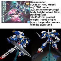 Kit de Montaje de Robots de Juguete de PVC para MG Wing Zero Lightning Storm Destiny Freedom Blue Deviant y Holy Shield