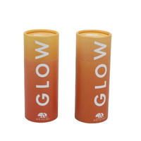 Boîte à bougies cylindrique personnalisée en gros, boîte cadeau en carton, tube en papier, emballage alimentaire, recyclé, gaufrage, pelliculage mat