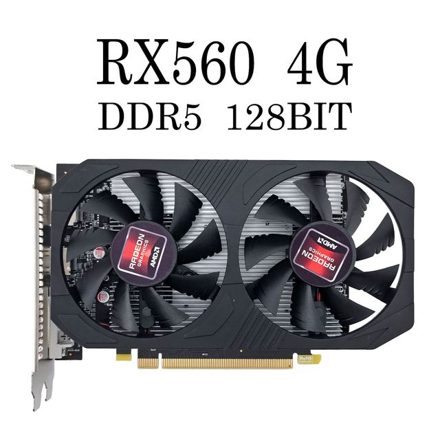 AMD RX560 4GB Desktop High-Definition Gaming Graphics Card