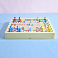 Jeu de Carrom portable OEM robuste, pliable, avec impression de logo personnalisée CMYK/Pantone, coloré, de haute qualité, pour jeux de table et de cartes