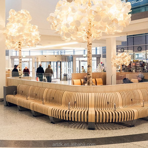 Chaise d'art Y156 pour aéroport, centre commercial, banque, hall VIP – Siège artistique décoratif exclusif - Product Image 6