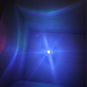 베타 물고기 어항 미니 색상변화 LED 수족관 장식용 야간 조명 플라스틱 박스 1L - Product Image 3