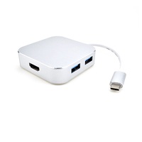 Adaptor VGA HD Chip AG9320 2K 4K 30 60 HZ Dongle USB-C ke HD VGA Adaptor USB C Hub Konverter USB C ke HD VGA Adaptor