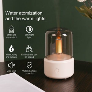 Nouveau diffuseur d'arômes à lumière de bougie, humidificateur ultrasonique à nébulisation, diffuseur d'aromathérapie pour huiles essentielles - Product Image 5