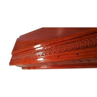 Cercueil pour adultes de style européen, écologique, personnalisable en design et en couleur, origine Shandong, pour enterration et crémation