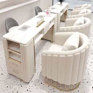 Table de manucure design moderne et populaire, personnalisable, pour salon de manucure, design innovant - Product Image 1