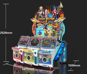 Machine de jeu d'arcade de tir pour enfants Canyon King |   Parc d'attractions intérieur à monnayeur |   3 joueurs 110/220V Métal <span class=keywords><strong>1</strong></span> an Garantie Anglais - Product Image 3
