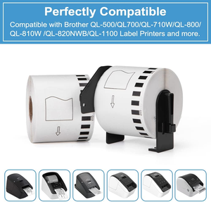 Giấy Nhiệt vận chuyển nhãn CuộN 62 Mét x 30.48m tương thích Nhãn anh DK 22205 DK-22205 với QL máy in nhãn - Product Image 6