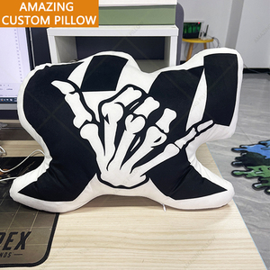 Funda de Almohada Circular con Diseño Personalizado, Almohada Redonda con Logotipo Recortado, Almohada Decorativa Peluda, Funda de Cojín Gruesa de Diseño para el Hogar - Product Image 6