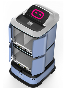 先进的人工智能送餐机器人，用于餐厅酒店和办公室的自动商业服务，带有智能系统 - Product Image 4