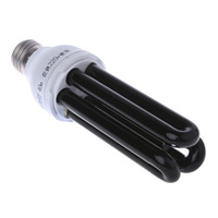 Ampoule UV E27 20W 30W AC220V droite à faible consommation d'énergie, fluorescente, lumière noire, pour détection violette