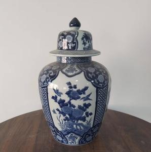 Vaso di fiori blu e bianco grande in <span class=keywords><strong>ceramica</strong></span> cinese vaso di zenzero vintage <span class=keywords><strong>per</strong></span> <span class=keywords><strong>orchidee</strong></span> - Product Image 1