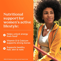 Vente en gros de comprimés multivitaminés quotidiens pour femmes avec biotine, fer, calcium, zinc, acide folique, une comprimé par jour, certifié GMP