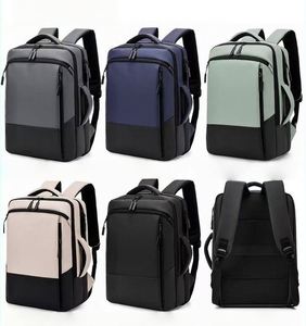 <b>Men</b> Women Laptop <b>Backpack</b> <b>Waterproof</b> PU Film Computer Bag Multi Functional Outdoor Travel Business <b>Backpack</b> With USB - Product Image 3