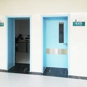 Deper Pintu Tahan Api Bersertifikat BS Pintu Baja Tahan Api untuk Hotel, Rumah Sakit, Sekolah