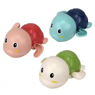 Hot selling children's bath rotating floating swimming splashing small turtle bath small animal bathroom toys